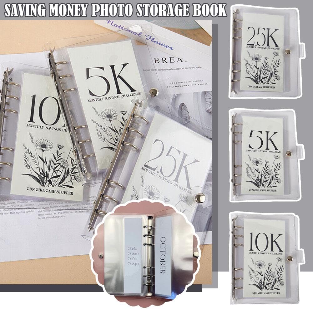 BowLift | 12-Month Envelopes Money-Saving Challenges Binder