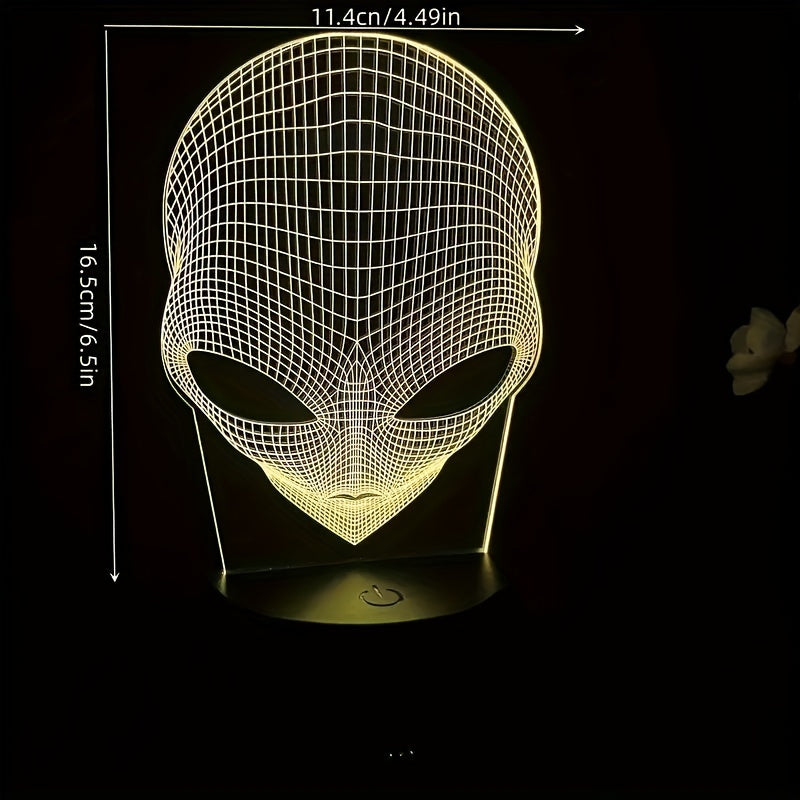 BowLift | AstroLight – 3D-alien lamp with LED color lighting and touch control