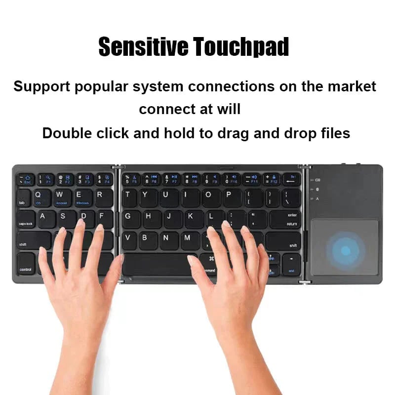 BowLift | Foldable Bluetooth Keyboard with Touchpad