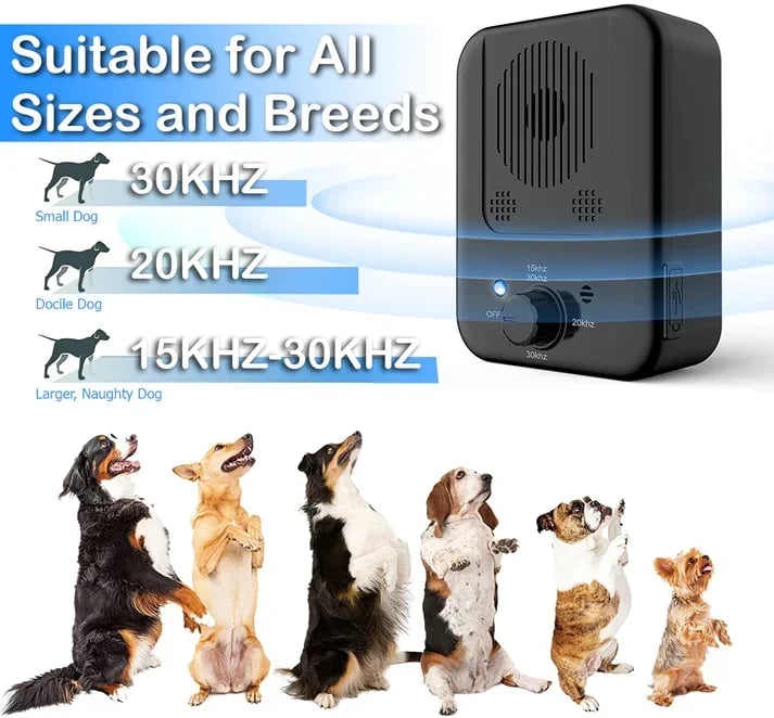 BowLift | Ultrasonic Dog Barking Control Device (trains your dog not to bark)