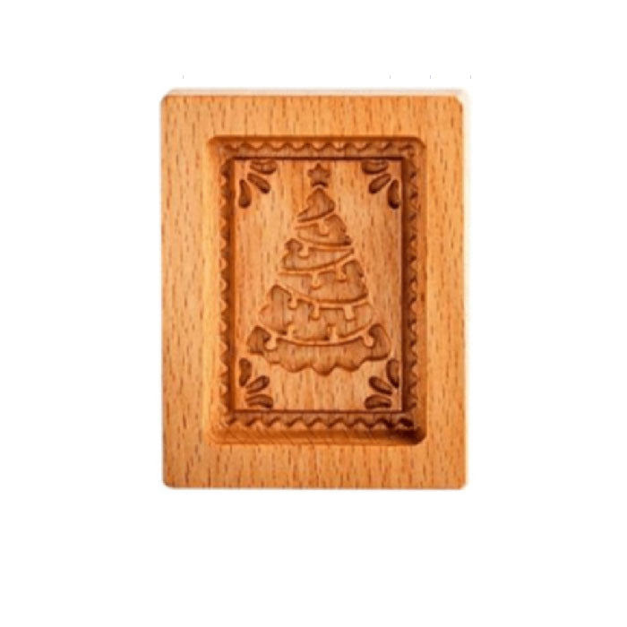 BowLift | Wooden Cookie Mold Set | Engraved Pastry Stamps | Gingerbread & Biscuit Press