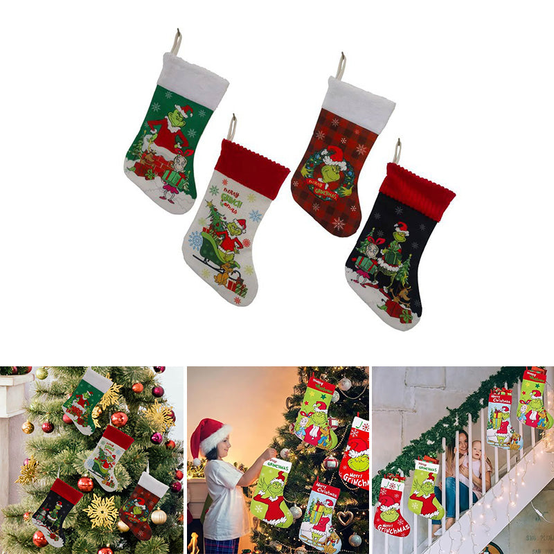 BowLift | Green Christmas Stockings Christmas Decorations