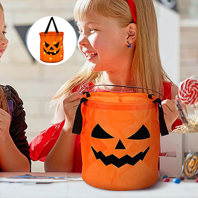 BowLift | Personalized glowing pumpkin bag