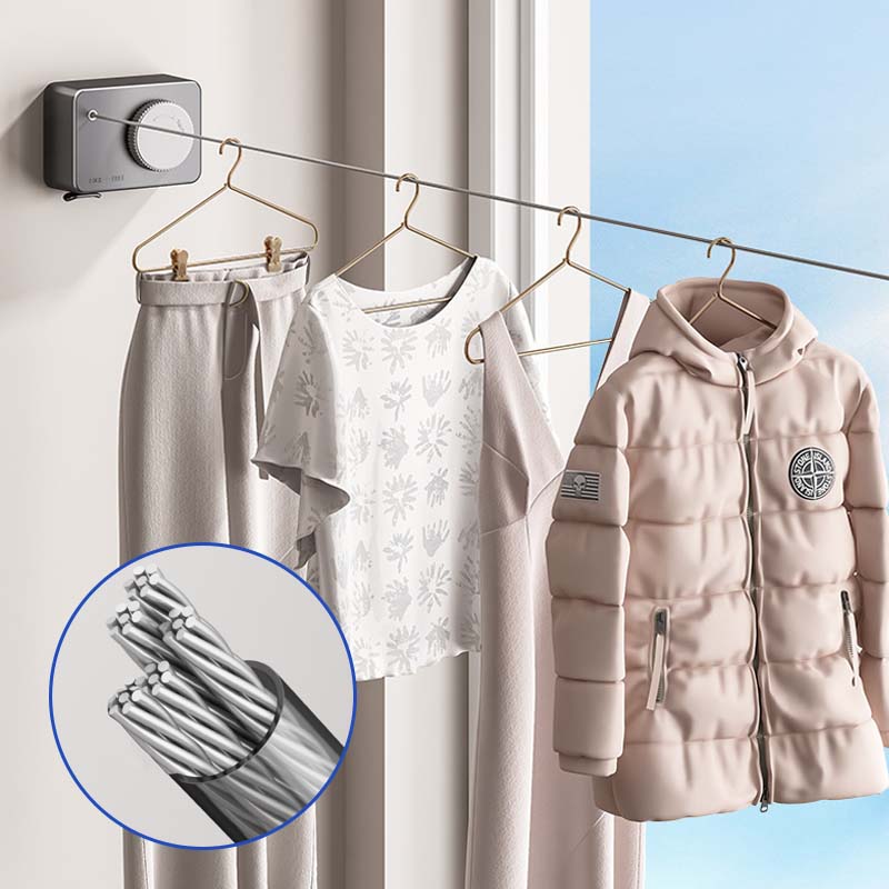 BowLift | Invisible retractable laundry line