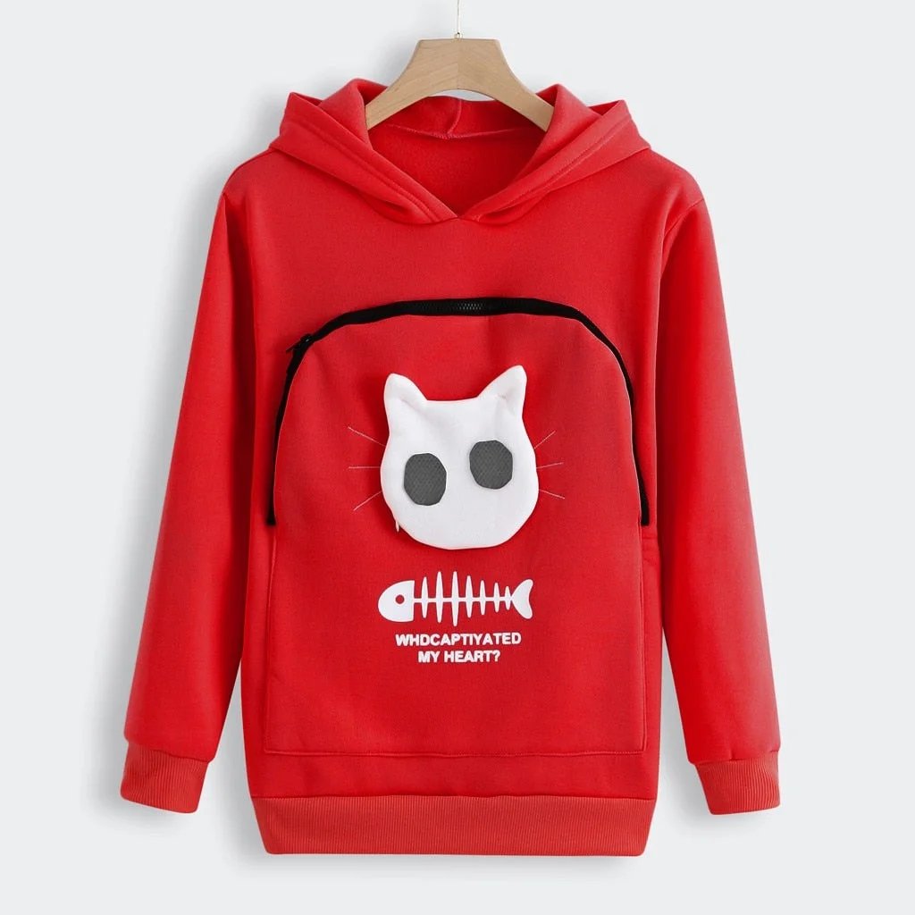 BowLift | Cat Lovers Hoodie Cuddle Pouch