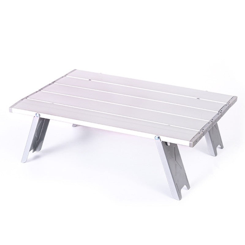 BowLift | Aluminum Ultralight Foldable Beach Table, for Picnic, Grill, Camping, Hiking & More