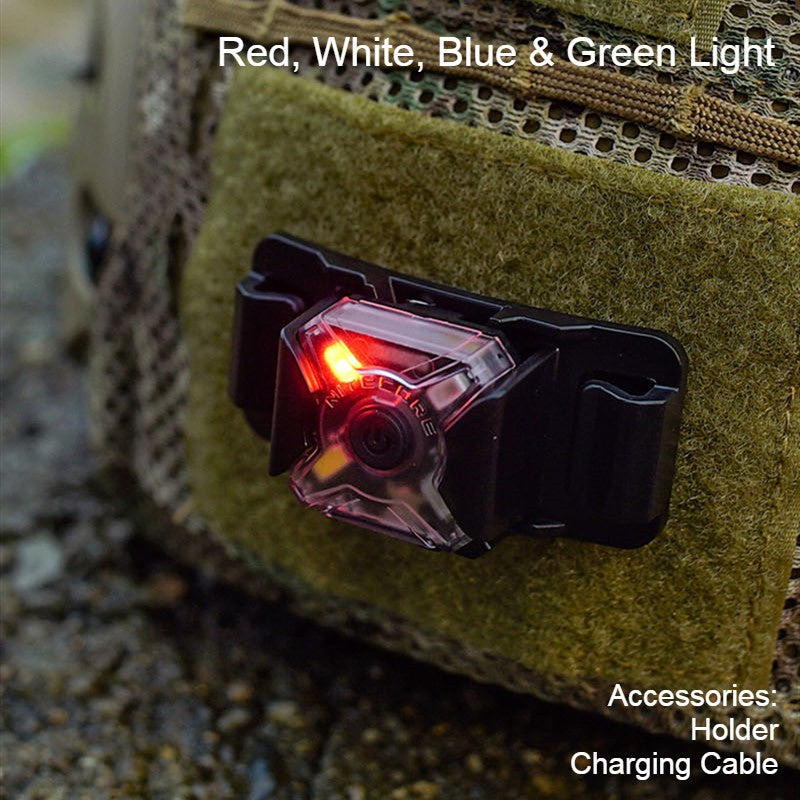 BowLift | Mini Portable Rechargeable Headlamp, with Headband & Bike Stand Set, for Camping, Cycling & More