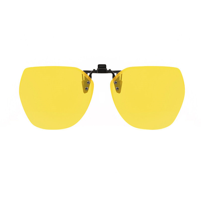 BowLift | Clip-on Rimless Polarized Sunglasses, with Anti-glare and Flip-Up Design, for Outdoor/Driving