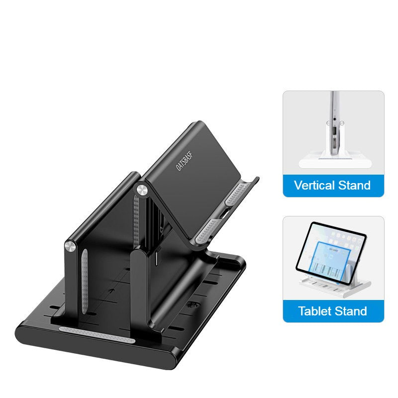 BowLift | Vertical Laptop Stand, with Extra Phone/Tablet Holder, for Home & Office