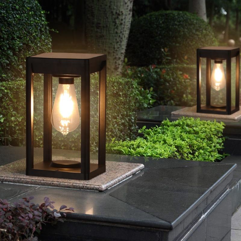 BowLift | PillarGlow - Energy-Saving Solar Outdoor Lamp
