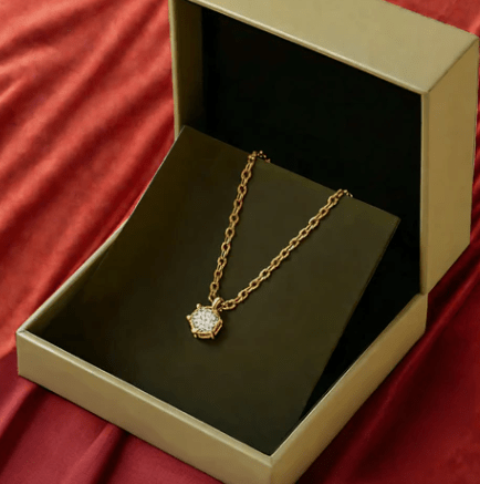 BowLift | Cubic Zirconia Pendant Necklace with 925 Sterling Silver Chain