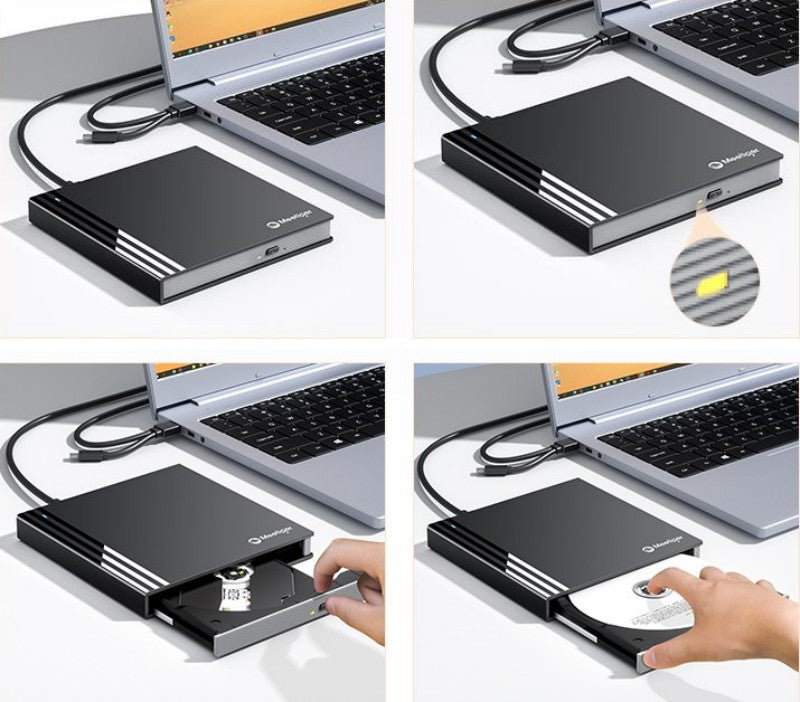 BowLift | External USB DVD Burner With External CD Drive