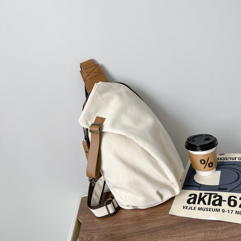 BowLift | Canvas Casual Minimalist Large Capacity Single Shoulder Sling Bag