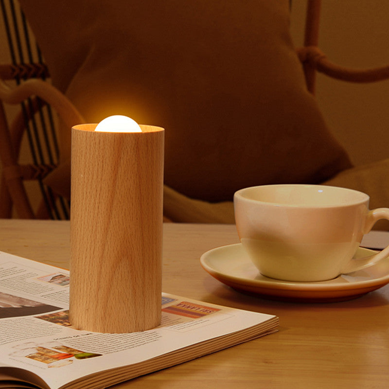 BowLift | Wooden Creative Candlelight Airflow Blowing Control Night Light