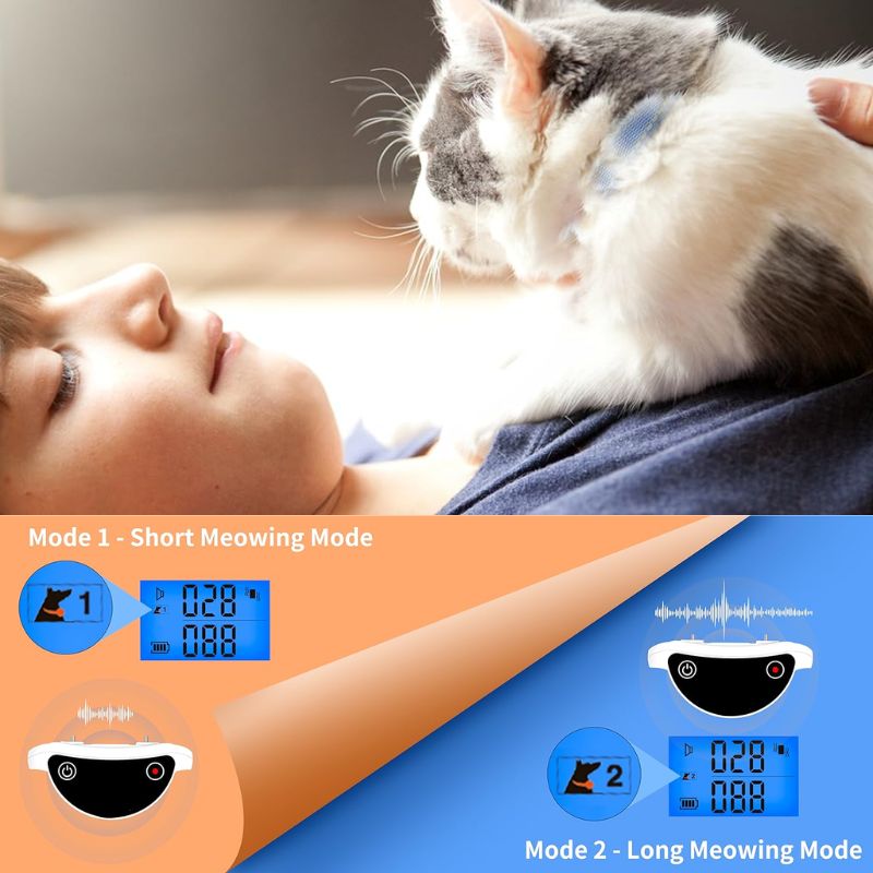 BowLift | Cat Shock Collar with Remote for Effective Meowing Control