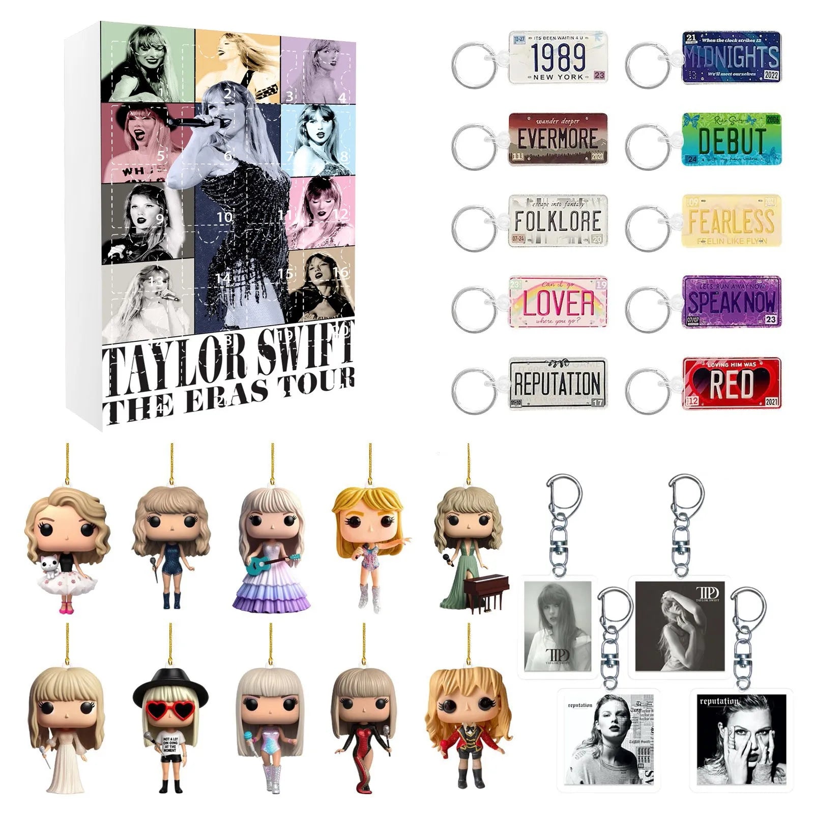 BowLift | DecoJoy Adventskalender – 24-daagse kalender met kerstdecoraties & herbruikbaar design