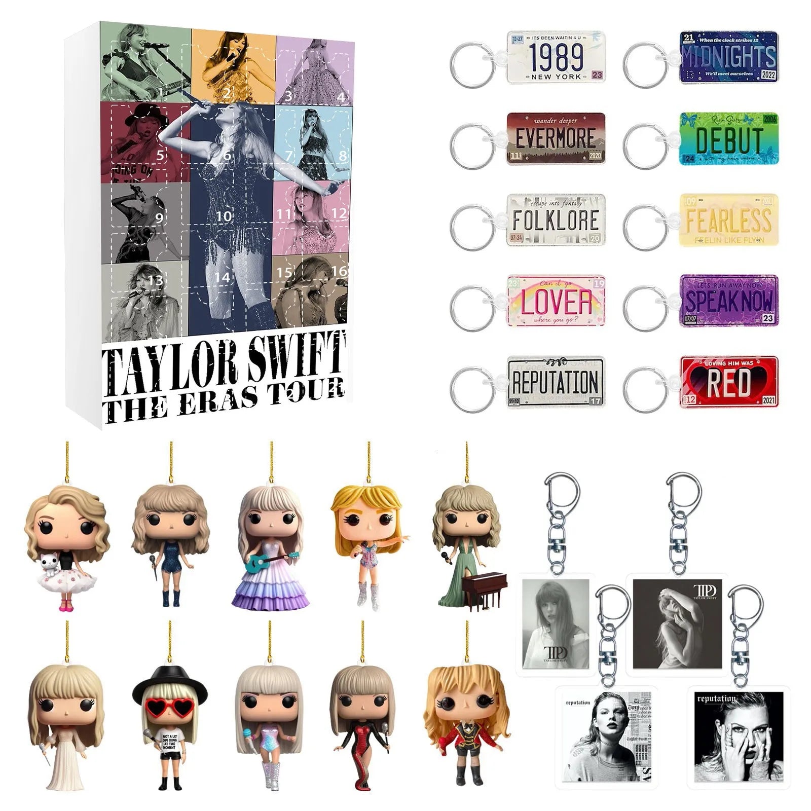 BowLift | DecoJoy Adventskalender – 24-daagse kalender met kerstdecoraties & herbruikbaar design