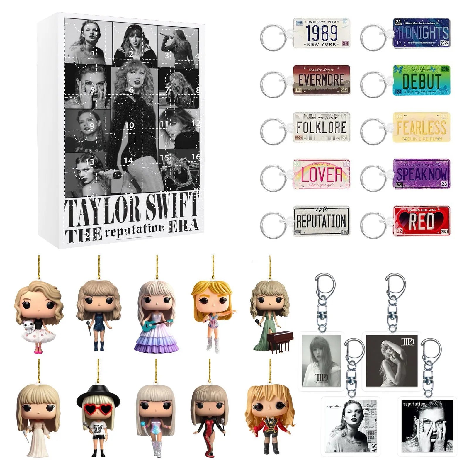 BowLift | DecoJoy Adventskalender – 24-daagse kalender met kerstdecoraties & herbruikbaar design