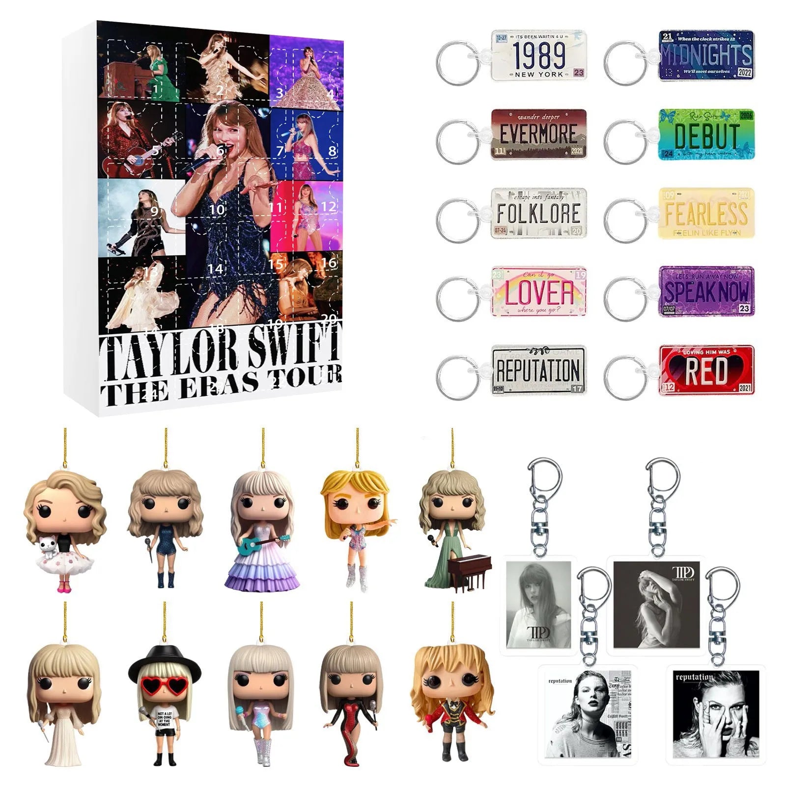 BowLift | DecoJoy Adventskalender – 24-daagse kalender met kerstdecoraties & herbruikbaar design