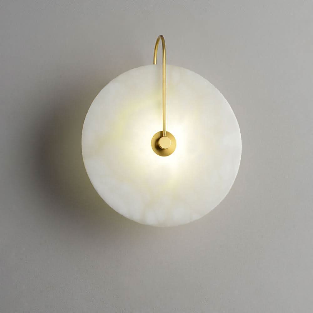 BowLift | Alabaster LED Wall Lamp – Modern Ambient Lighting