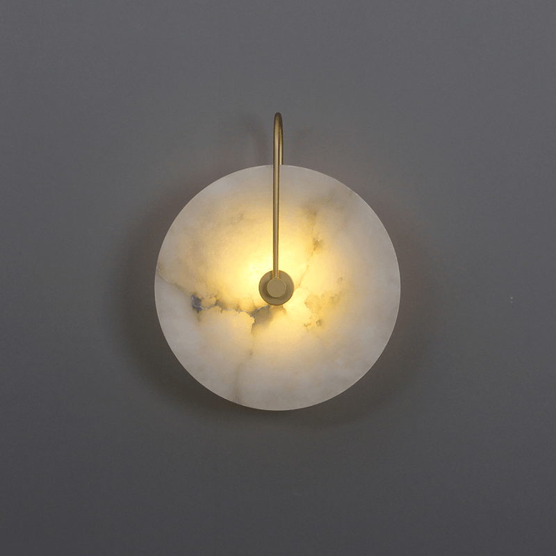BowLift | Alabaster LED Wall Lamp – Modern Ambient Lighting