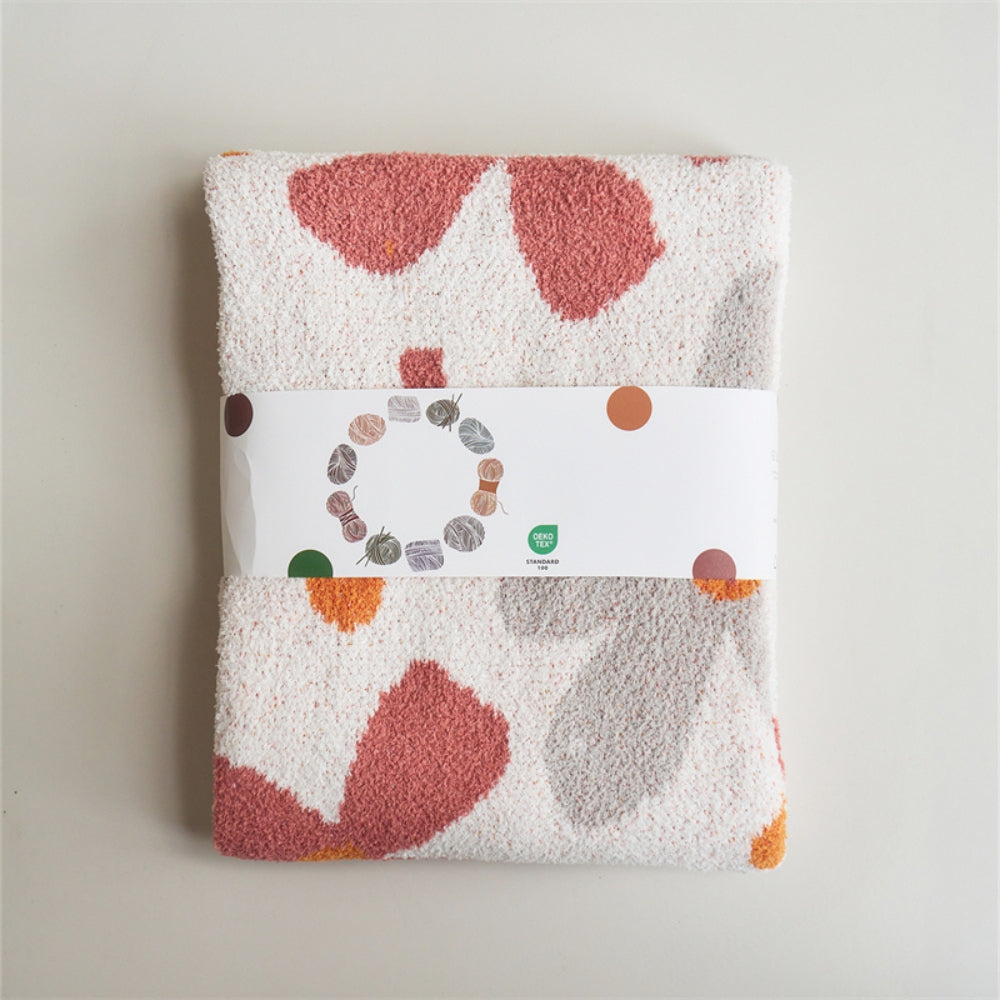 BowLift | Alvian Floral Soft Knit Throw Blanket