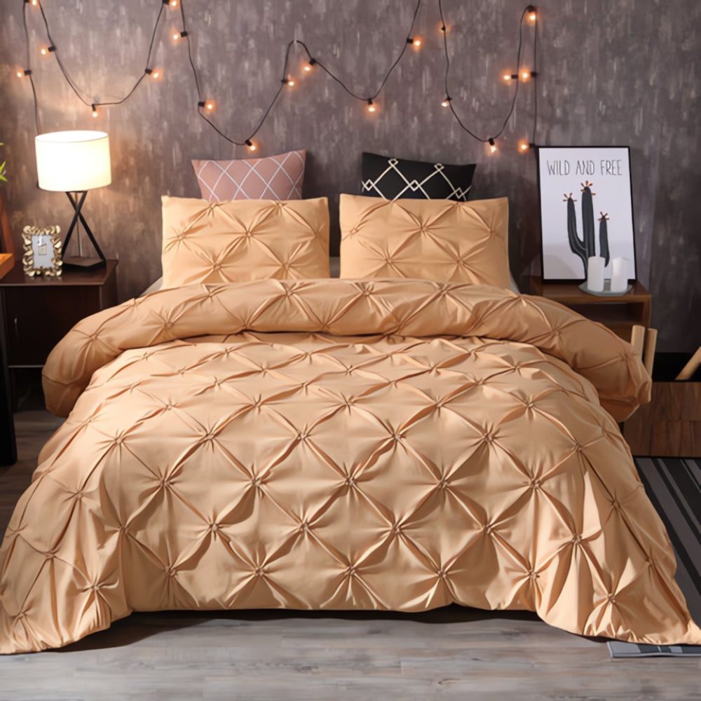 BowLift | Amore Luxury Pinch Pleat Duvet Cover Set