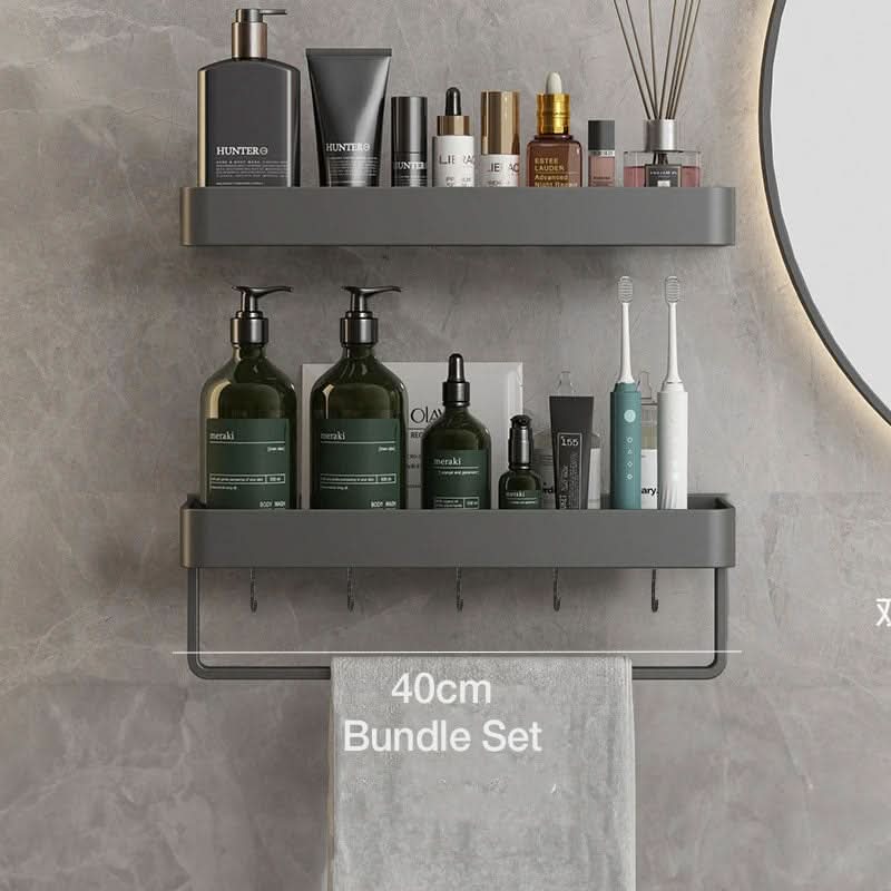 BowLift | Elegant Wall Shelf for Stylish Bathroom Organization without Drilling