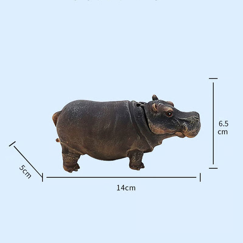 BowLift | Aquarium Hippo Bubble Decor — Playful Resin Fish Tank Decoration
