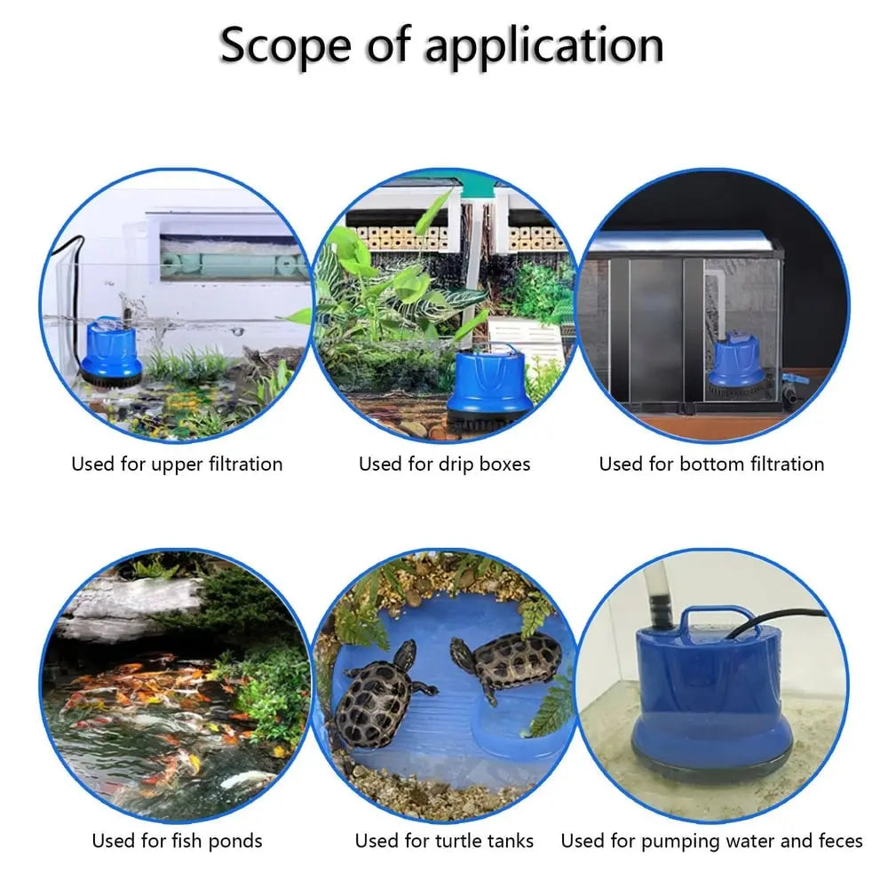 BowLift | Aquarium water pump — Whisper-quiet cleaning with strong water flow