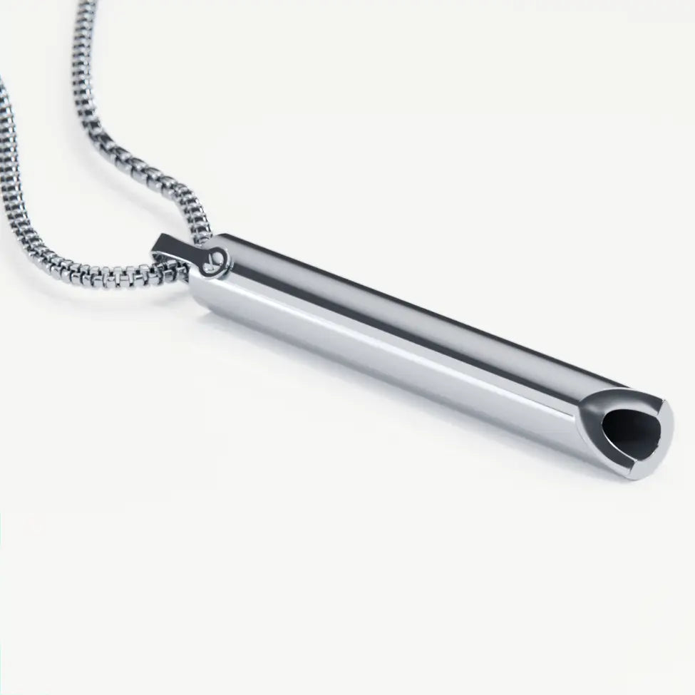 BowLift | Breathing chain made of stainless steel – For quitting smoking & stress relief