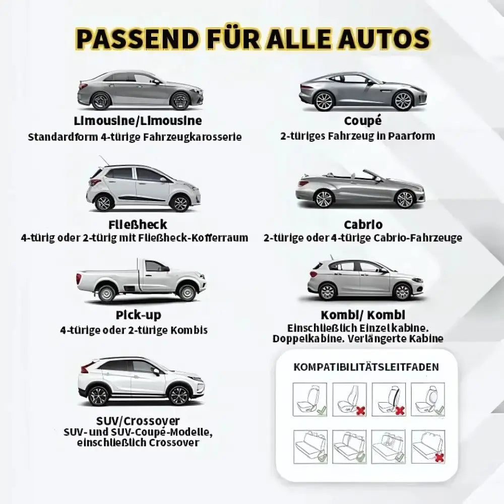 BowLift | Breathable car seat covers made of ice silk with non-slip back