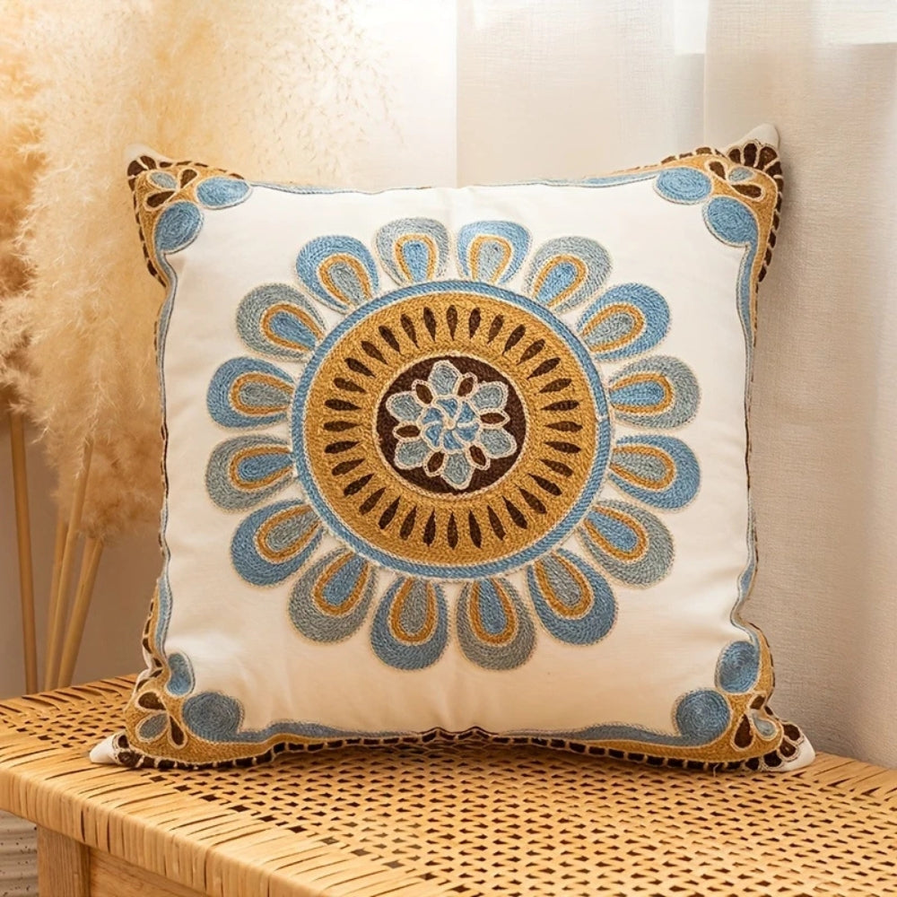 BowLift | Aurae Embroidered Vintage Cushion Cover