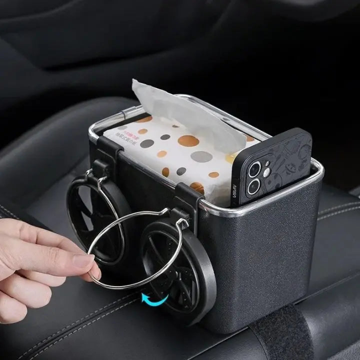 BowLift | Car Armrest Box with Cup Holder – Comfort on the go