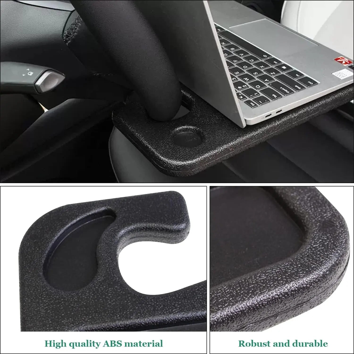 BowLift | Car Dining Table & Laptop Holder – Directly mountable at the steering wheel
