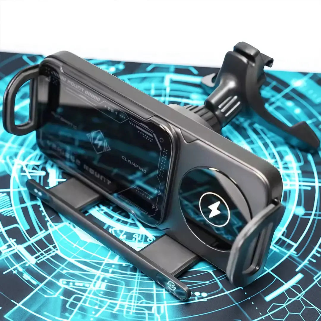 BowLift | Car device holder with charging function – Automatic grip & wireless charging