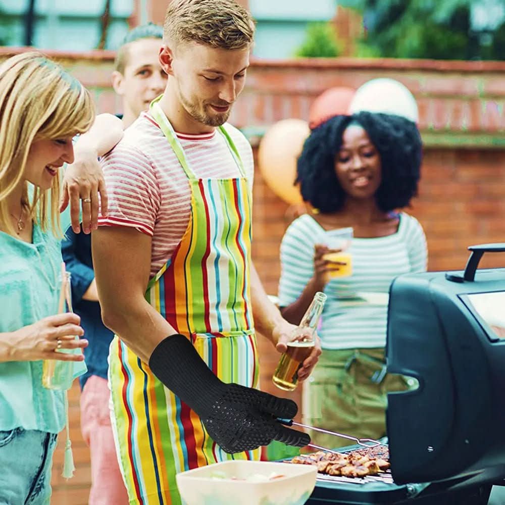 BowLift | Extreme heat-resistant BBQ gloves for safe grilling