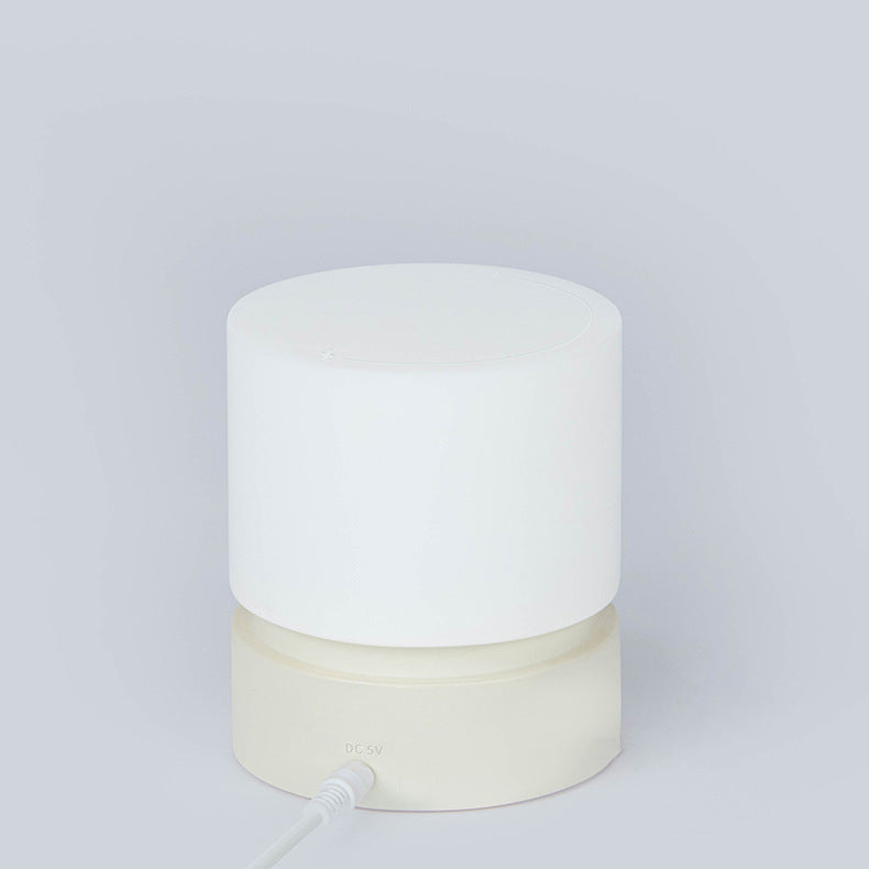 BowLift | Contemporary Nordic Timer Rechargeable ABS HIPS Silicone Cylinder LED Table Lamp Night Light for Nightstand