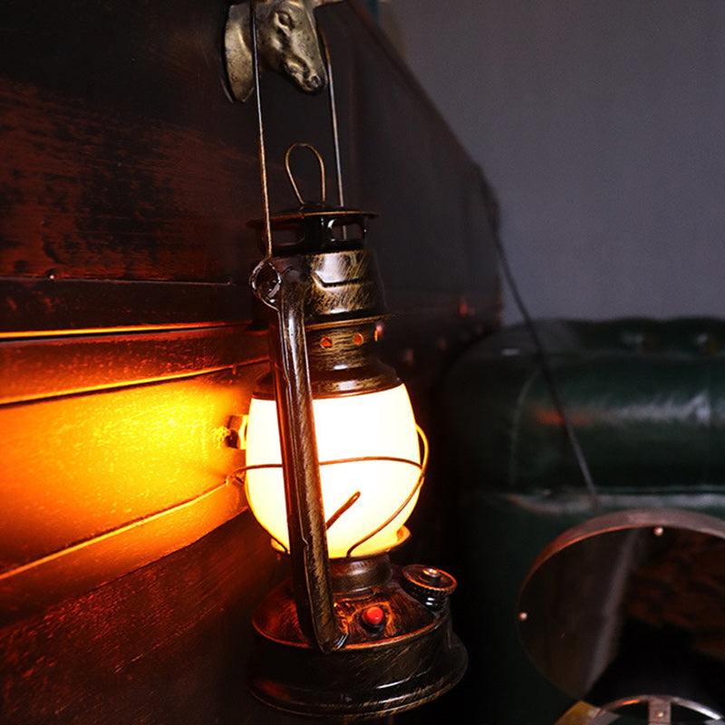 BowLift | Traditional Vintage Round Horse Lamp Iron Acrylic LED Table Lamp for the Living Room