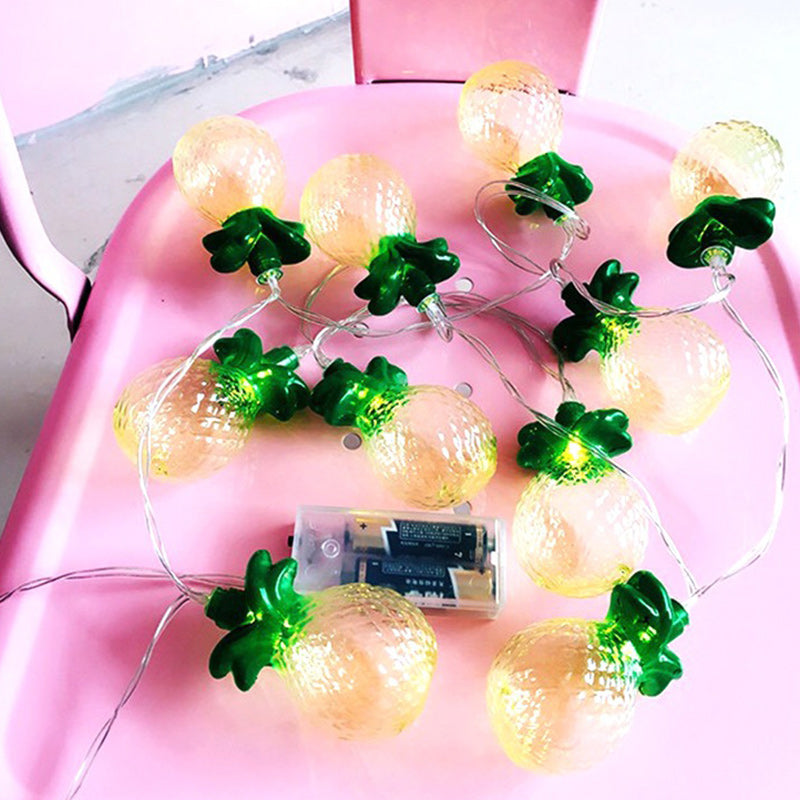BowLift | Modern Art Deco Small Pineapple PVC LED String Light For Living Room