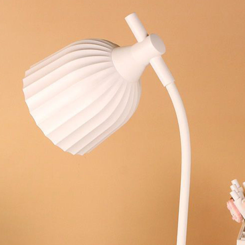 BowLift | Modern Minimalistic Round Folded ABS LED Table Lamp For Living Room