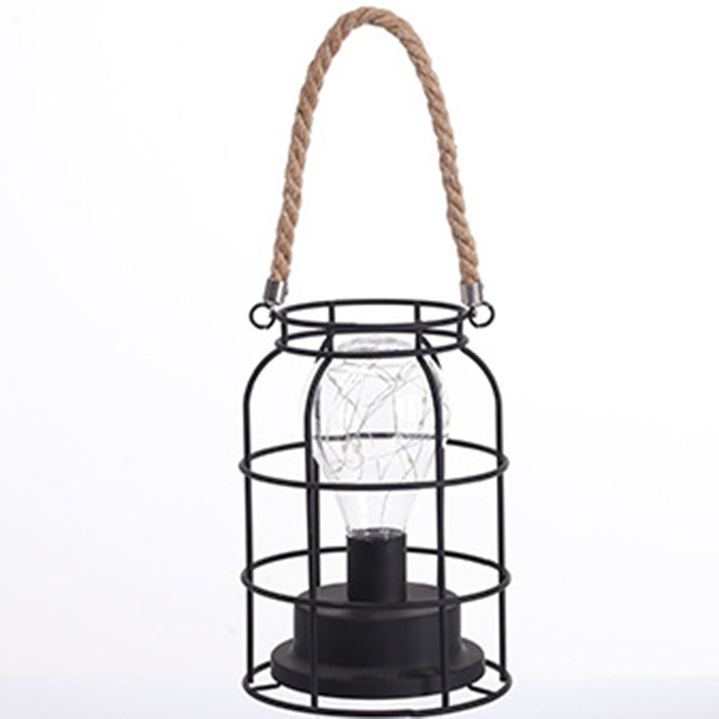 BowLift | Modern Minimalist Vertical Striped Square Round Iron LED Table Lamp For Living Room