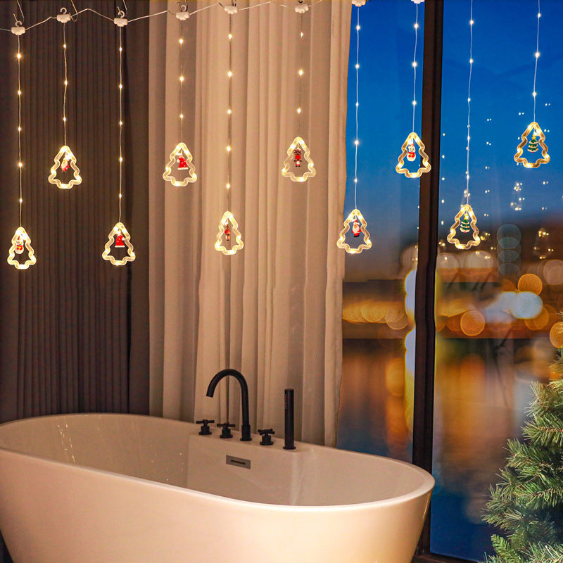 BowLift | Modern Art Deco USB Battery Waterproof Christmas Tree PVC PS LED String Lights For Bedroom