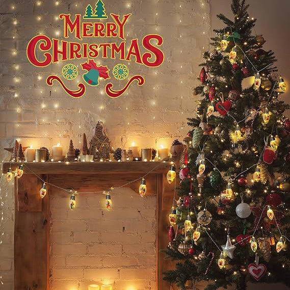 BowLift | Contemporary Creative Waterproof USB Battery PVC Bulb Christmas Decoration LED String Lights For Living Room