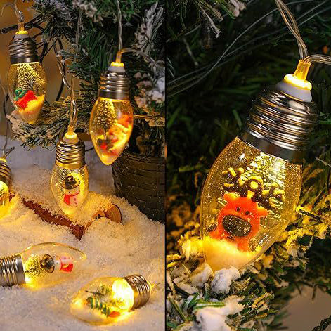 BowLift | Contemporary Creative Waterproof USB Battery PVC Bulb Christmas Decoration LED String Lights For Living Room