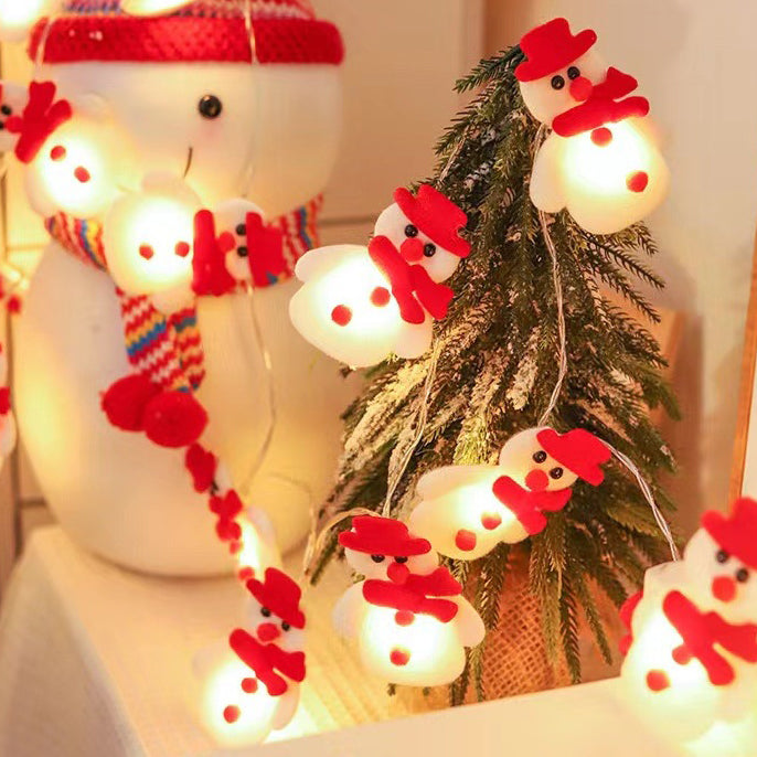 BowLift | Modern Art Deco Battery Copper Wire Blanket Santa Snowman Deer Cartoon Decoration LED String Lights For Entertainment Room