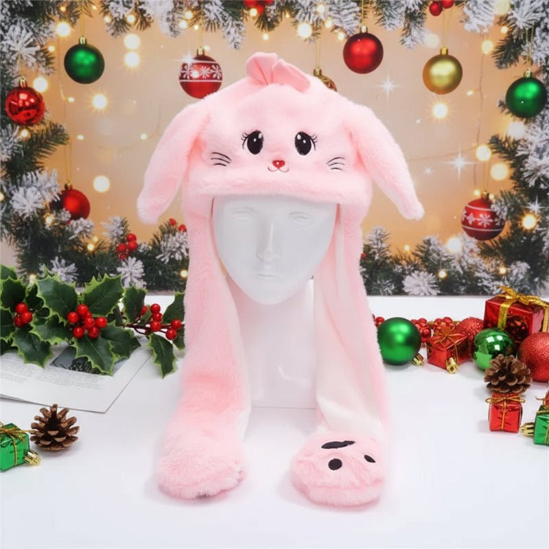 BowLift | Interactive bunny hat with movable ears and soft plush fabric