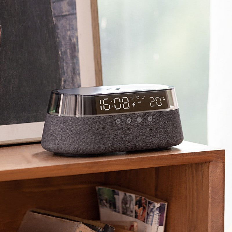 BowLift | Night Light Wireless Charging Alarm Clock Retro Bluetooth Speaker