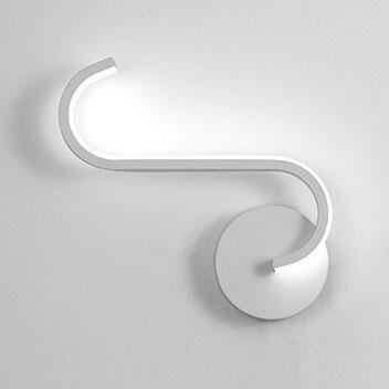 BowLift | Curved Wall Lamp in Aluminum in Modern Style