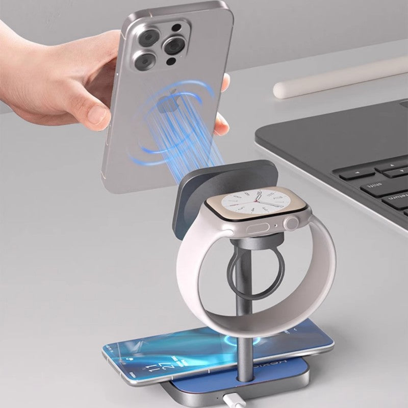 BowLift | 3-in-1 Basketball-Style Magnetic Wireless Charger
